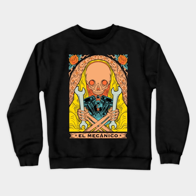 EL MECANICO Crewneck Sweatshirt by bayooart